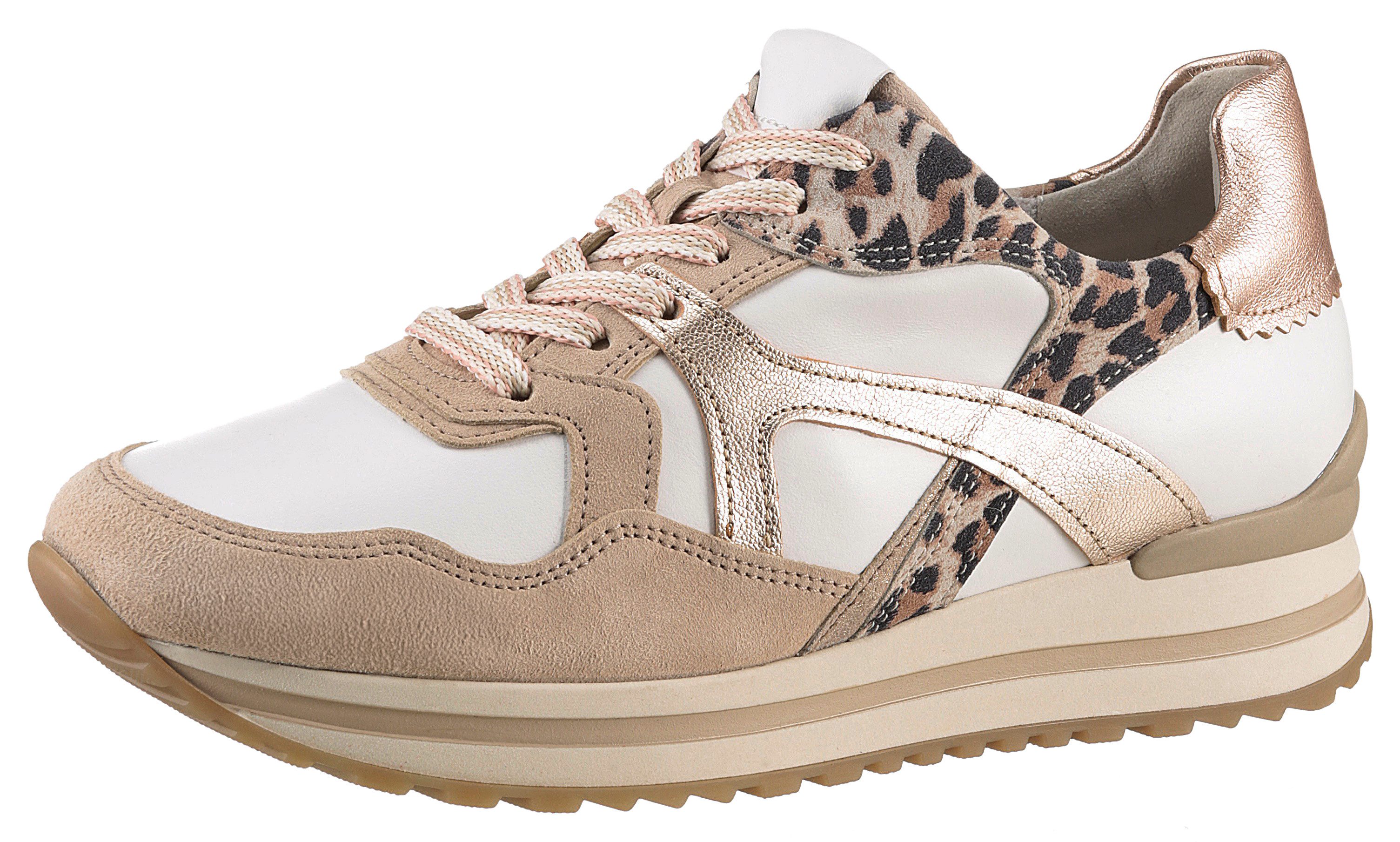 Gabor Plateausneaker "TURIN", Freizeitschuh, Halbschuh, Schnürer, Komfortwe günstig online kaufen