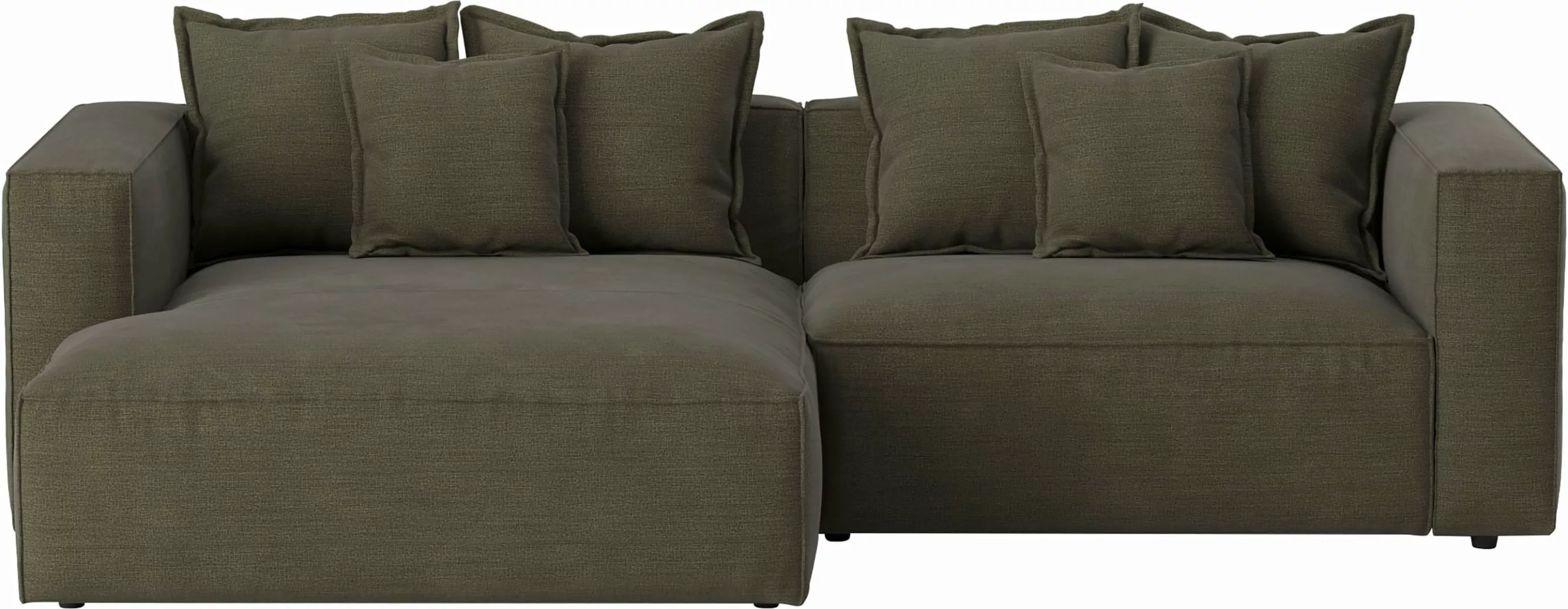 INOSIGN Ecksofa "Cowboy L-Form", mit 6 Kissen, kubisches Sofa günstig online kaufen