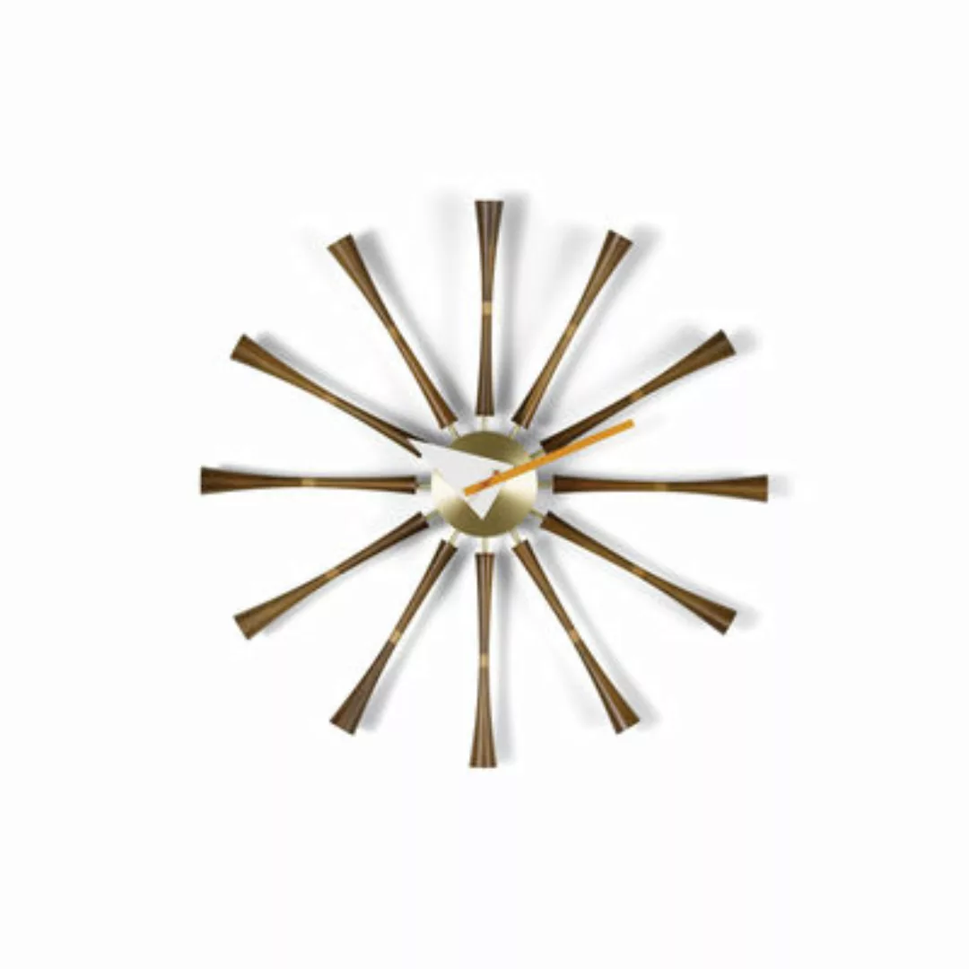Wanduhr Spindle Clock holz natur / By George Nelson, 1948-1960 / Ø 57 cm - günstig online kaufen