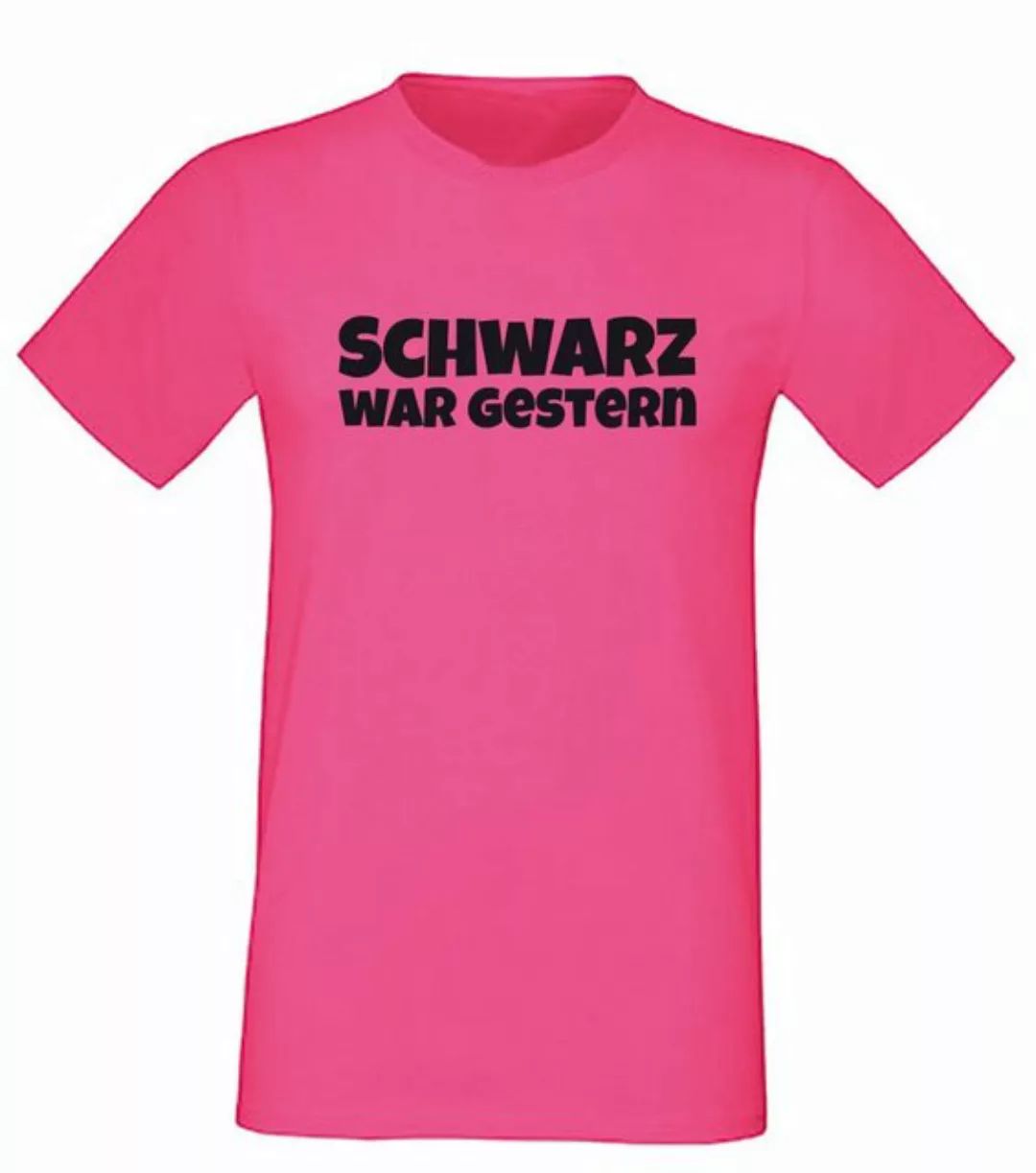 G-graphics T-Shirt Schwarz war gestern Herren T-Shirt, mit trendigem Frontp günstig online kaufen