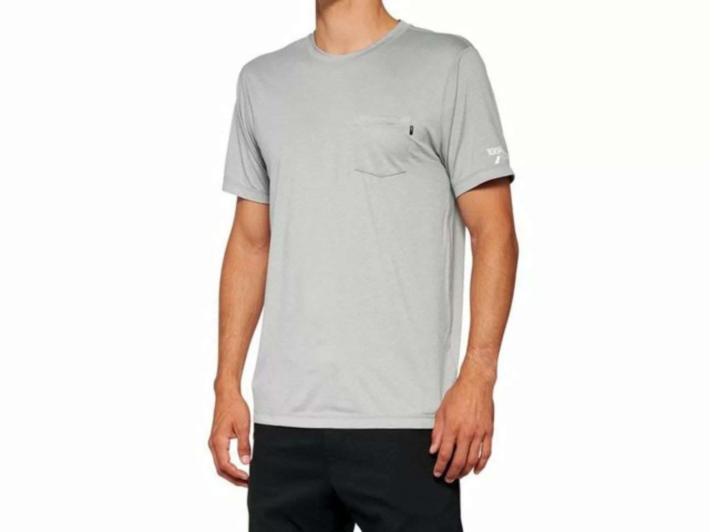100% T-Shirt T-Shirts 100% Mission Athletic T-Shirt - Heather Grey M- (1-tl günstig online kaufen