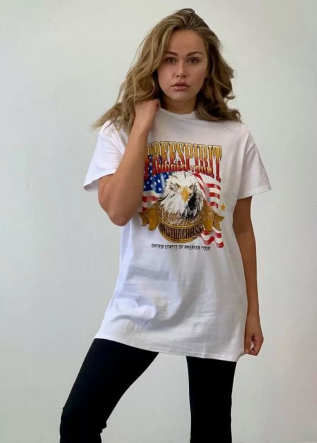 Worldclassca T-Shirt Worldclassca Damen T-Shirt Freespirit Frontdruck Somme günstig online kaufen