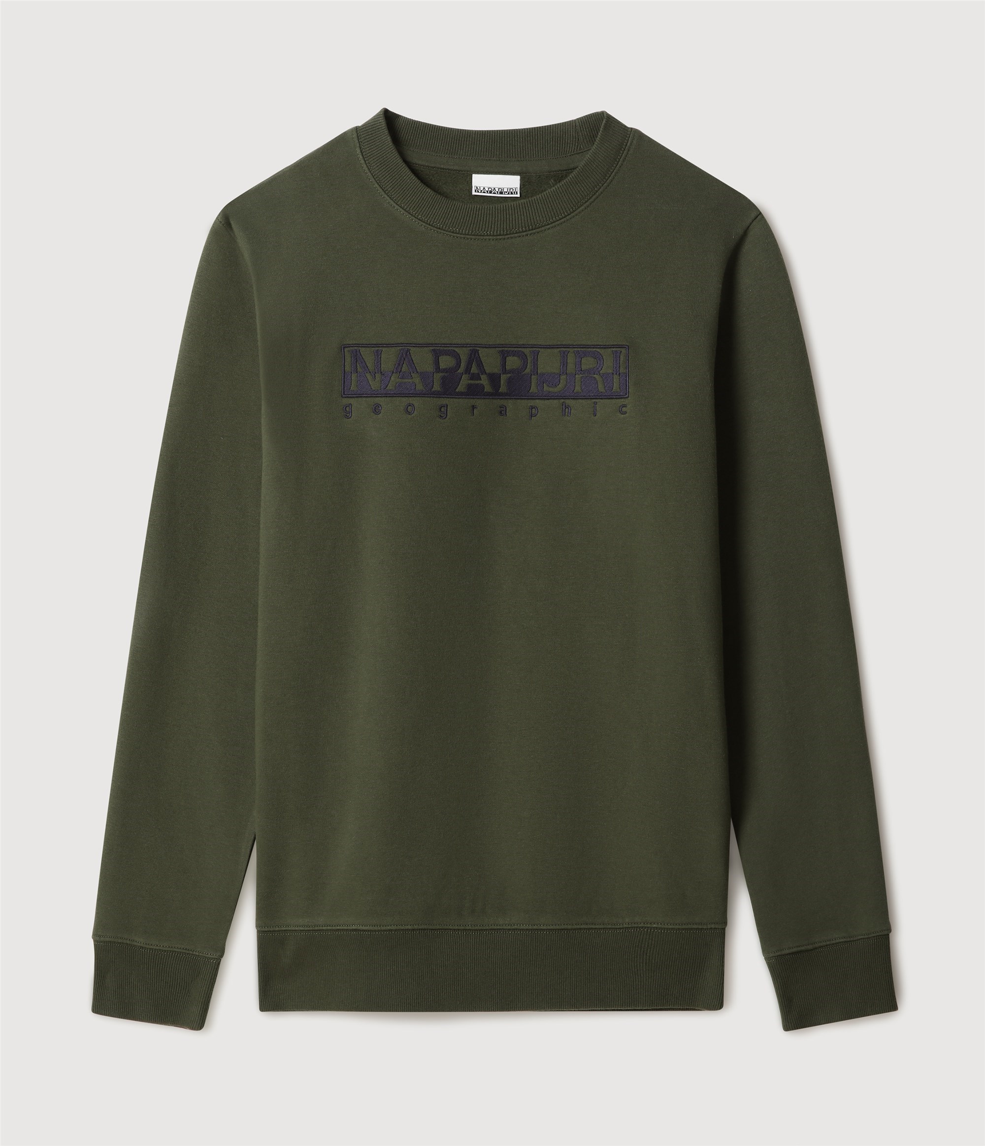 NAPAPIJRI Sweatshirt Herren grün Cotone - Cotton günstig online kaufen
