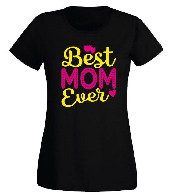 G-graphics T-Shirt Damen T-Shirt - Best Mom Ever Slim-fit, mit Frontprint, günstig online kaufen