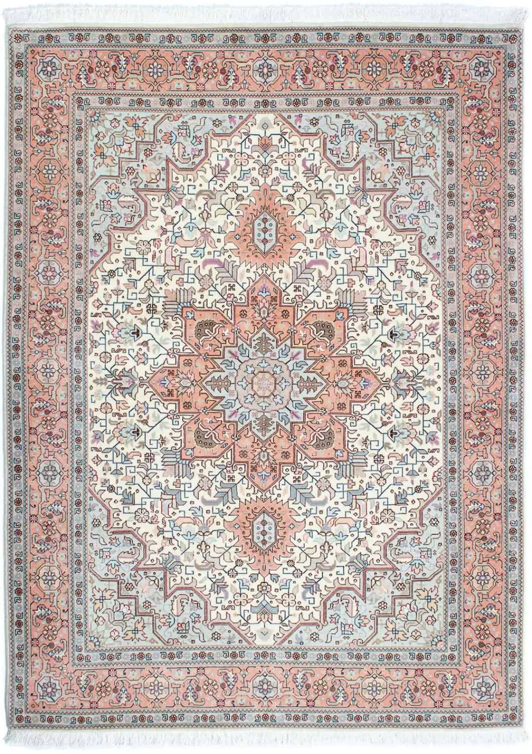 morgenland Orientteppich »Perser - Täbriz - Royal - 202 x 150 cm - beige«, günstig online kaufen
