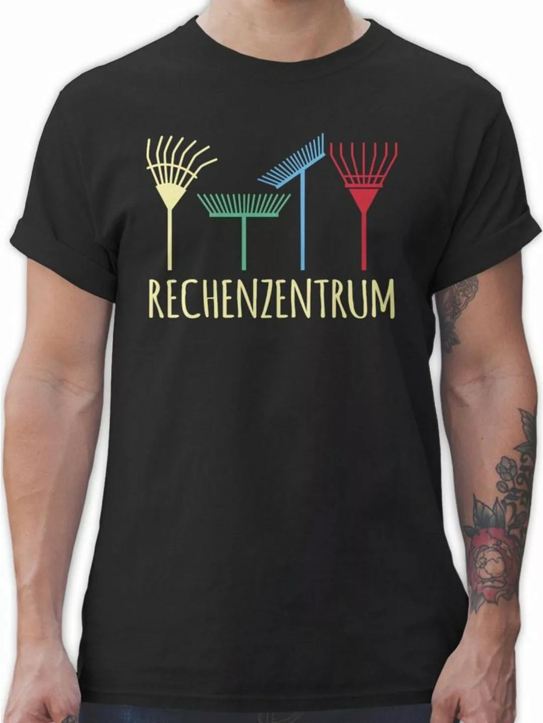 Shirtracer T-Shirt Rechenzentrum - Geschenk Gärtner Gartenarbeit Geschenkid günstig online kaufen