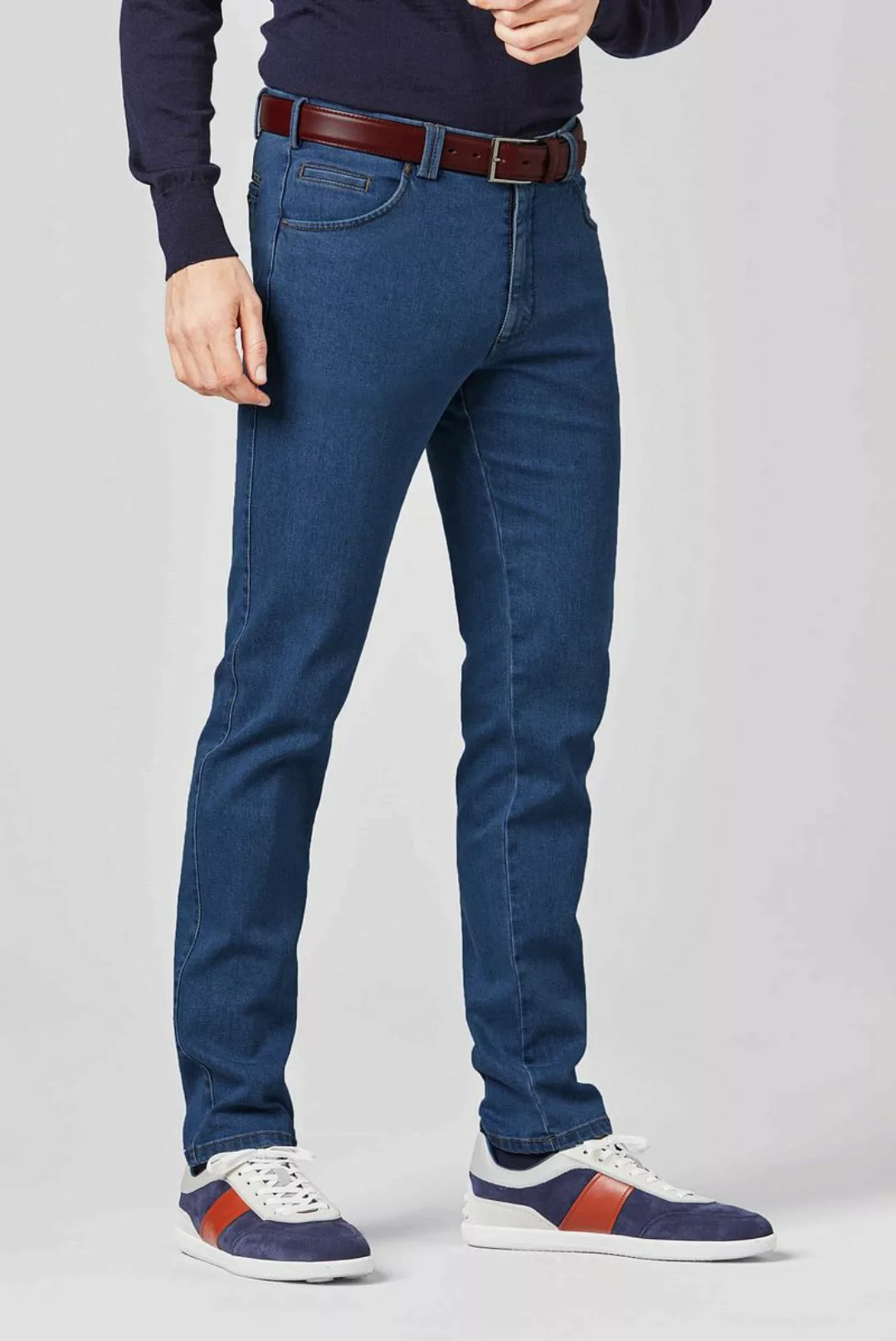 MEYER 5-Pocket-Jeans Dublin mit Coolmax Denim Swingpocket günstig online kaufen