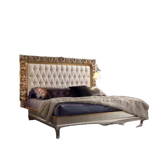 JVmoebel Bett Luxus Bett Holz Schlafzimmer Doppel Italienische Möbel Neu (1 günstig online kaufen