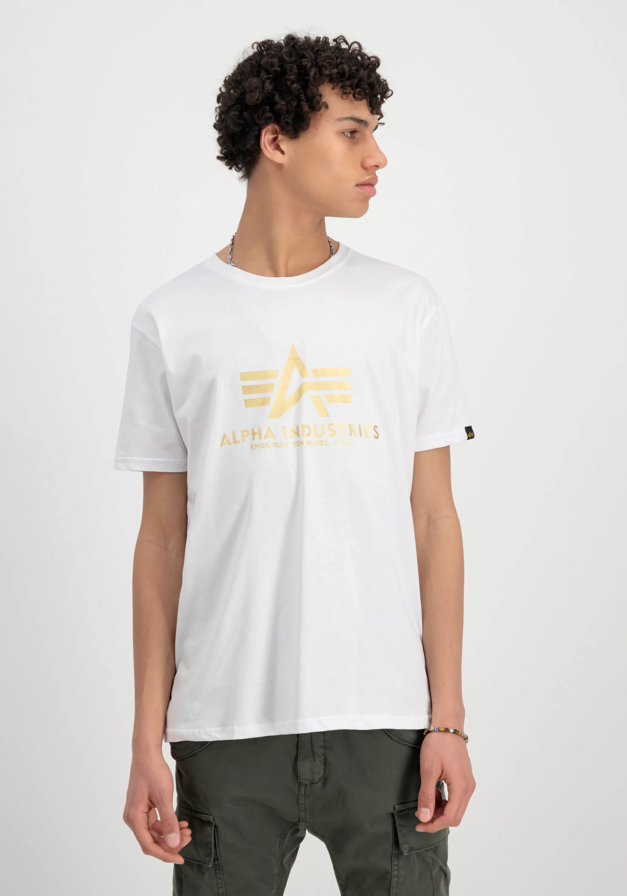Alpha Industries T-Shirt "Basic T-Shirt BL Foil Print T-Shirt" günstig online kaufen