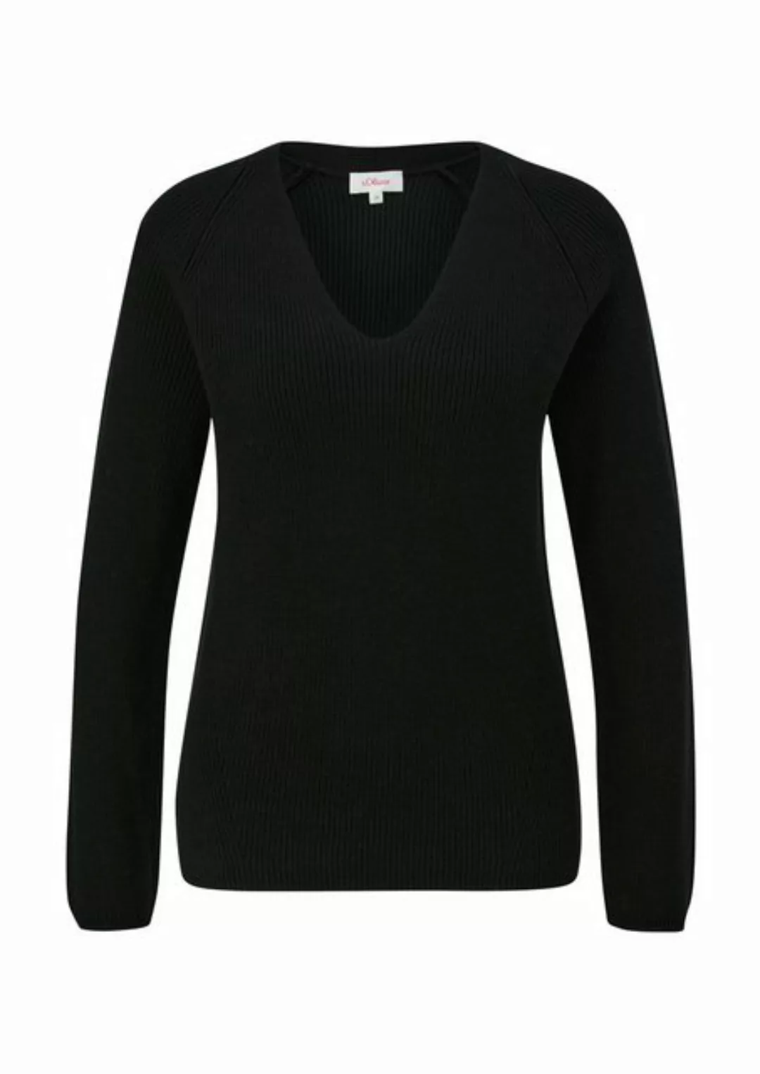 s.Oliver Strickpullover mit Raglan Ärmeln günstig online kaufen