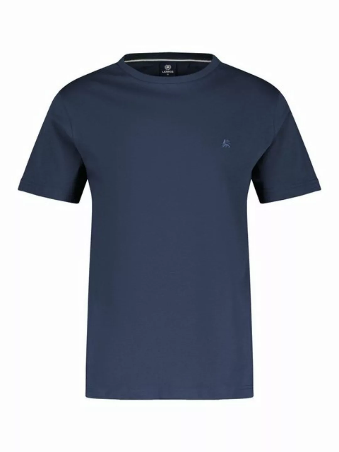 LERROS T-Shirt "LERROS Basic T-Shirt mit Logostitch, unifarben" günstig online kaufen