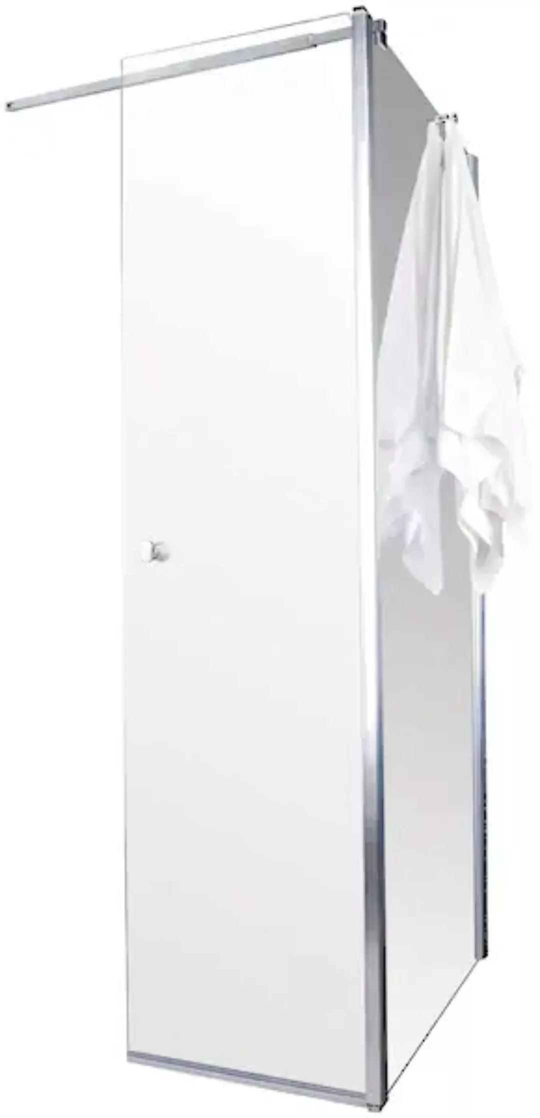 Sanotechnik Duschwand Grande inkl. Drehtür 117x195 cm Klarglas günstig online kaufen