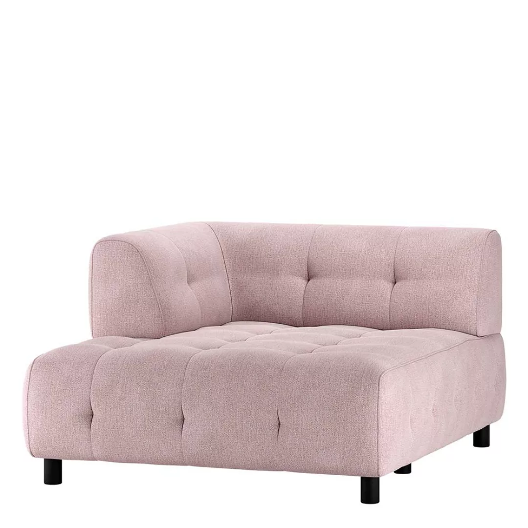 Sofa Element Flachgewebe Mauve 122 cm breit 140 cm tief günstig online kaufen