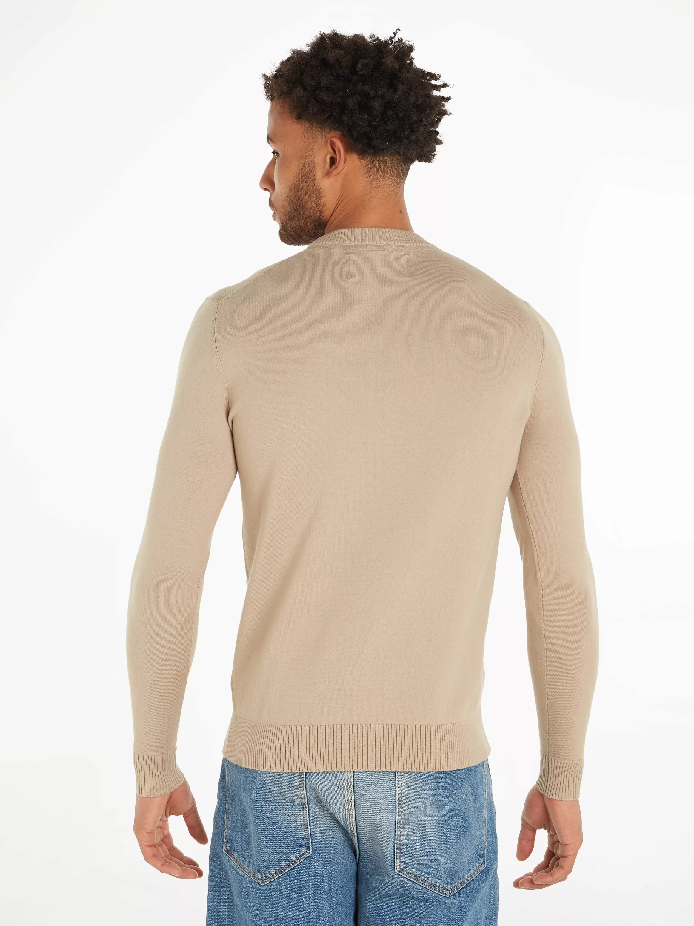 Calvin Klein Jeans Rundhalspullover "INSTITUTIONAL ESSENTIAL SWEATER" günstig online kaufen