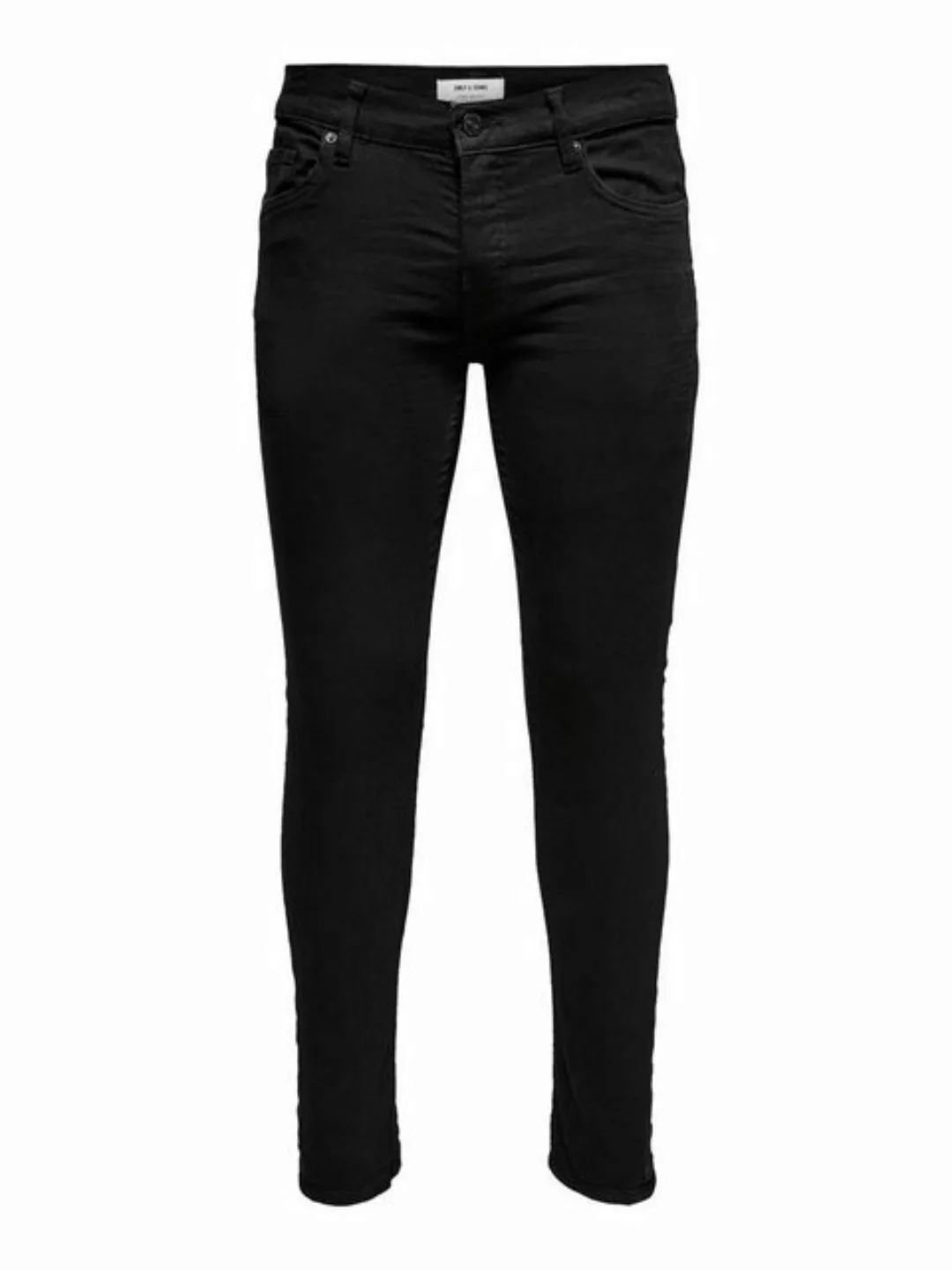 Only & Sons Herren Jeans ONSLOOM BLACK DCC 0448 - Slim Fit - Schwarz - Blac günstig online kaufen