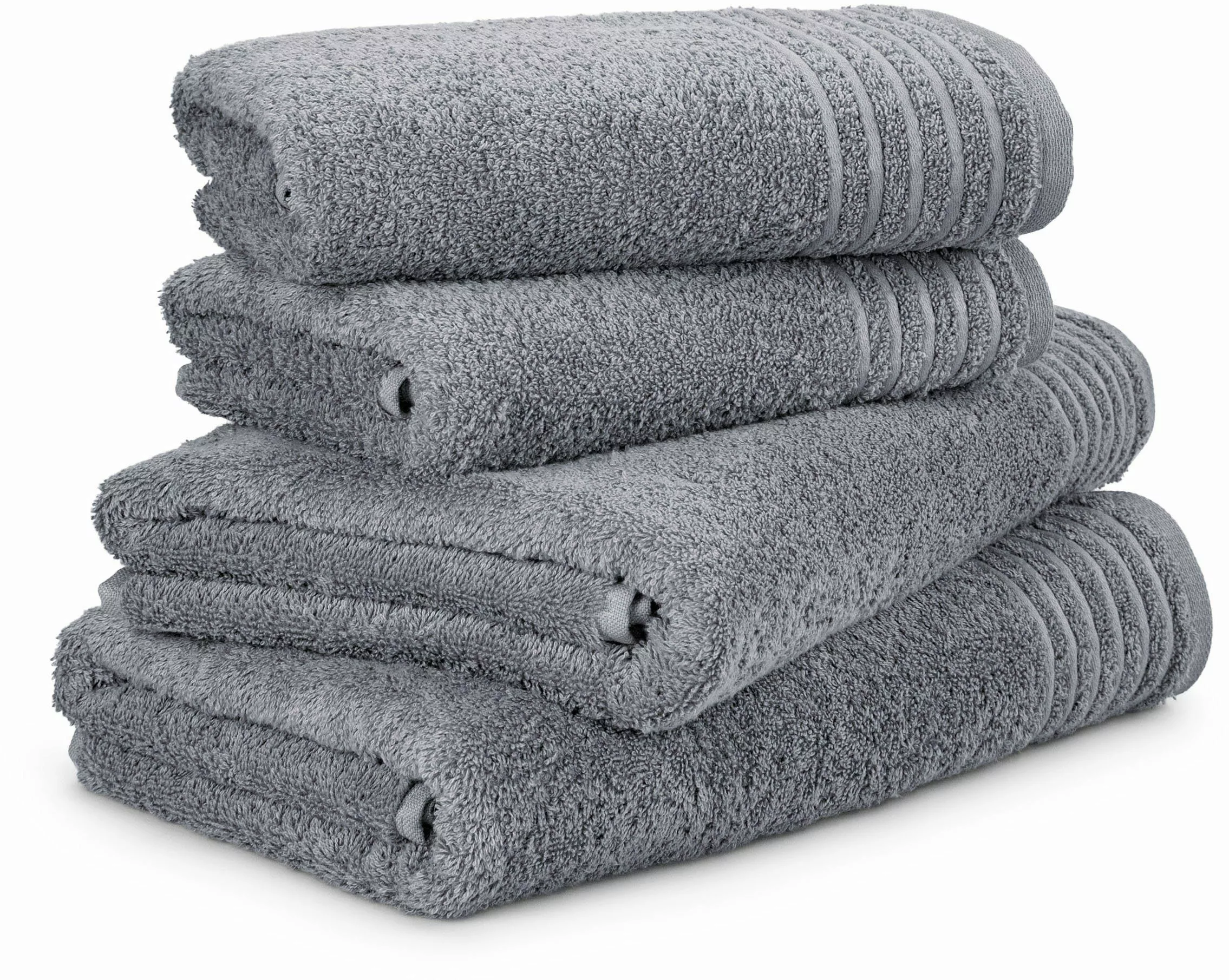 Möve Handtuch Set »New Classic«, 4 tlg., Walkfrottier, 2x Hand- und 2x Dusc günstig online kaufen