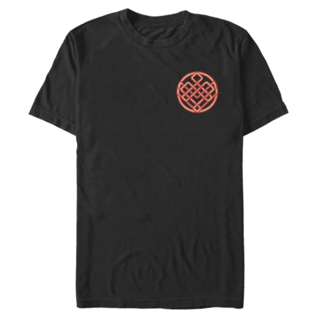 Marvel - Shang-Chi - Logo Neon Symbol - Männer T-Shirt günstig online kaufen
