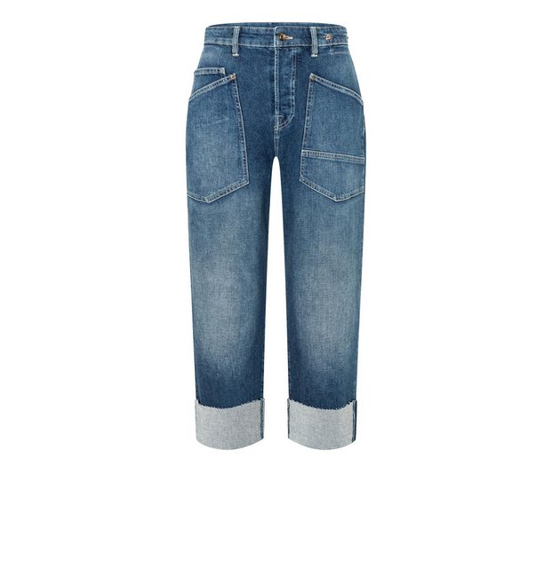 MAC Boyfriend-Jeans MAC Lässige Baggy Denim in Mid Blue Commercial Aut (1-t günstig online kaufen