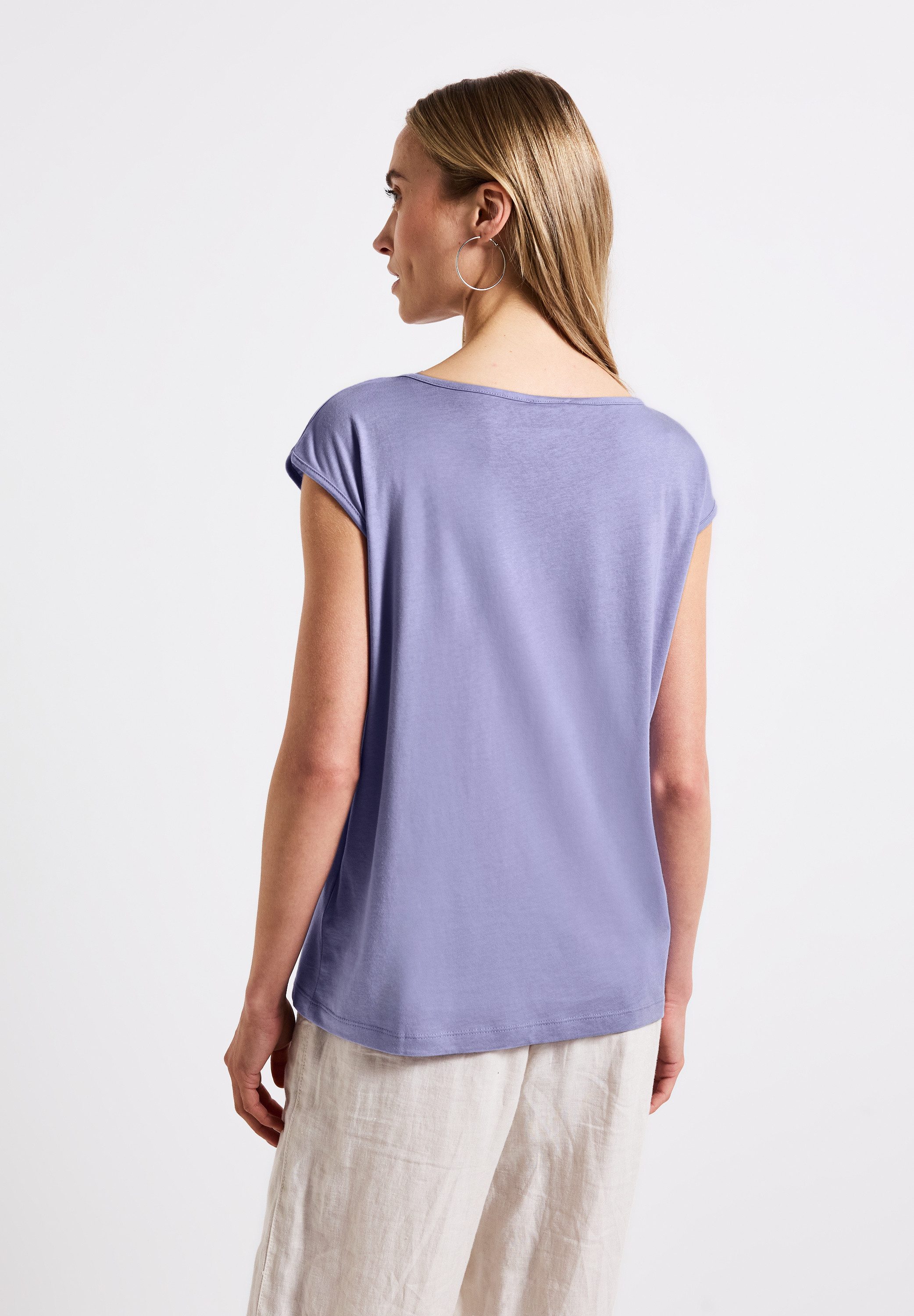 STREET ONE T-Shirt, mit U-Boot-Ausschnitt günstig online kaufen