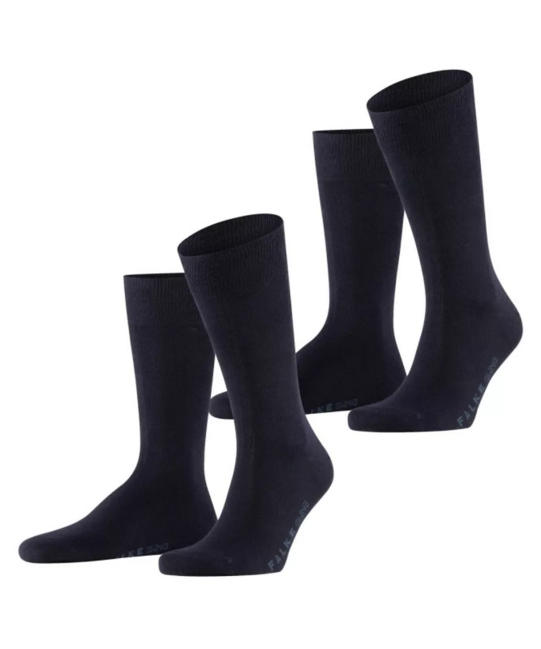 Falke 2-er Set Socken Swing Blau günstig online kaufen