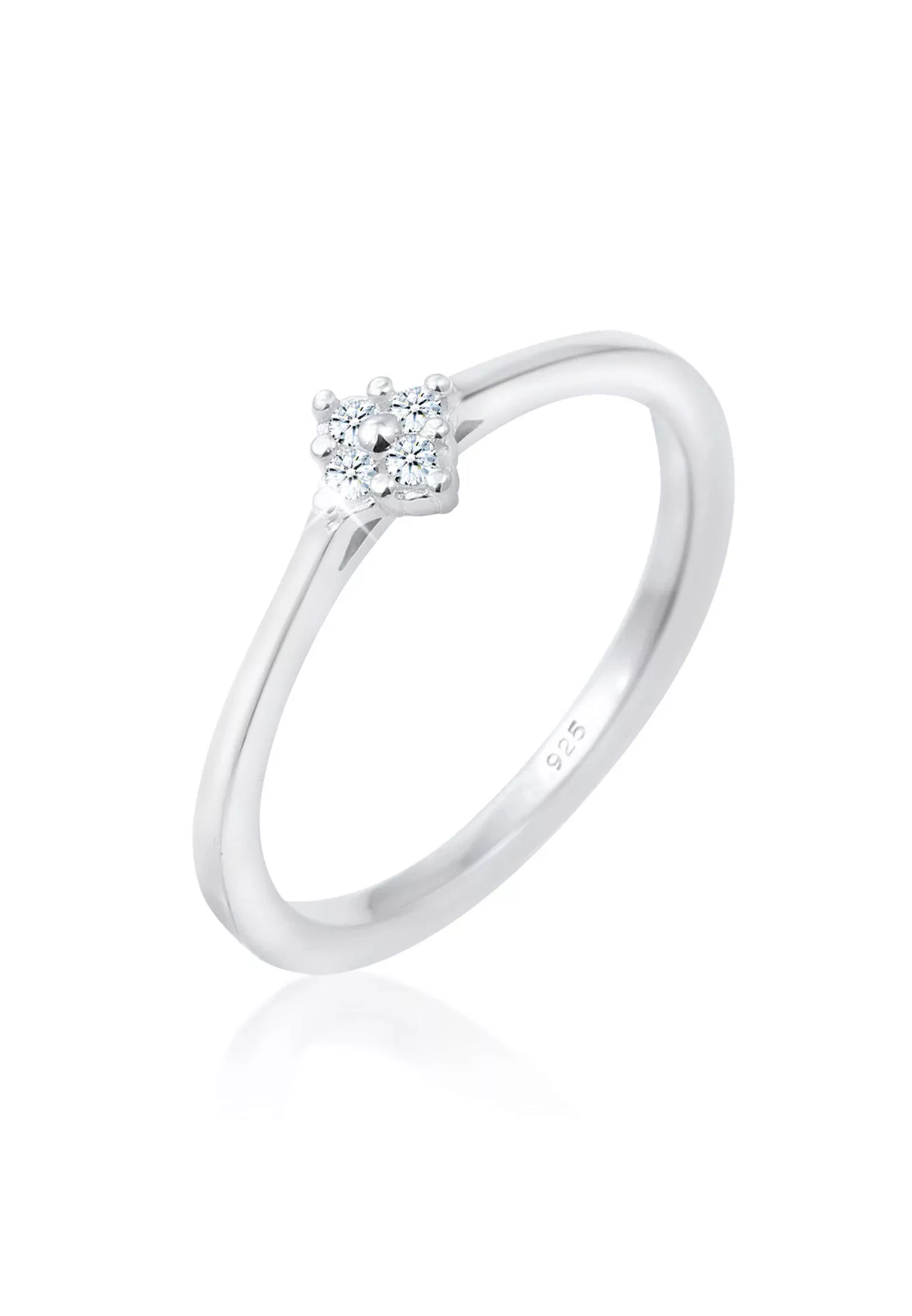 Elli DIAMONDS Verlobungsring "Diamant (0.08 ct.) Verlobung Klassik 925 Silb günstig online kaufen