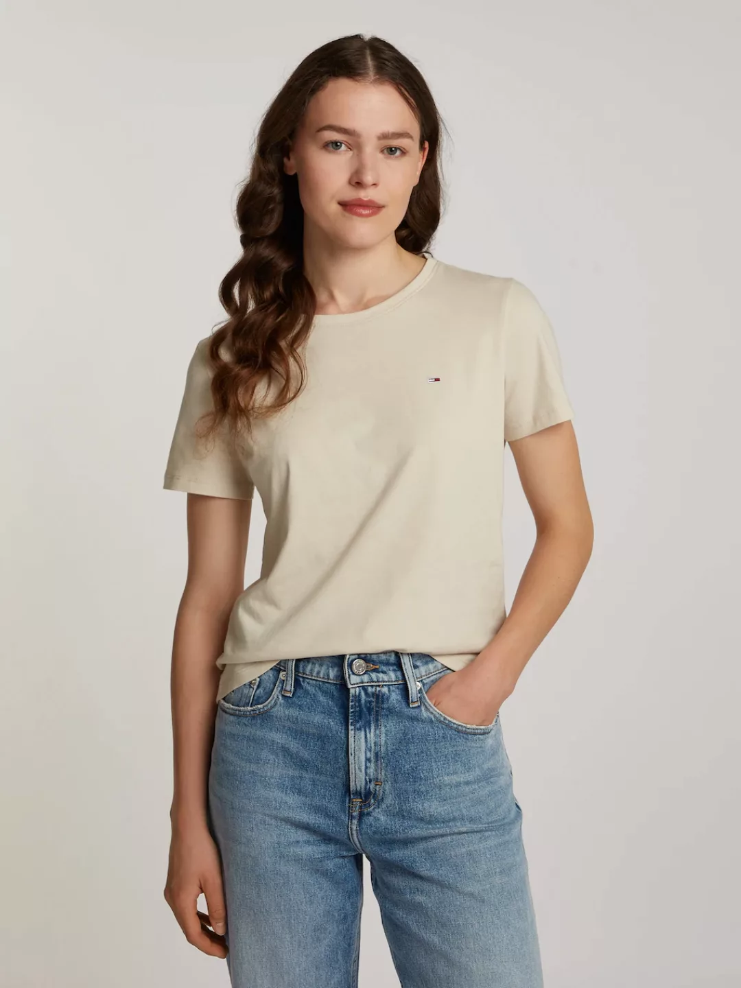 Tommy Jeans Rundhalsshirt "TJW 2PACK SOFT JERSEY TEE", mit Tommy Jeans Logo günstig online kaufen