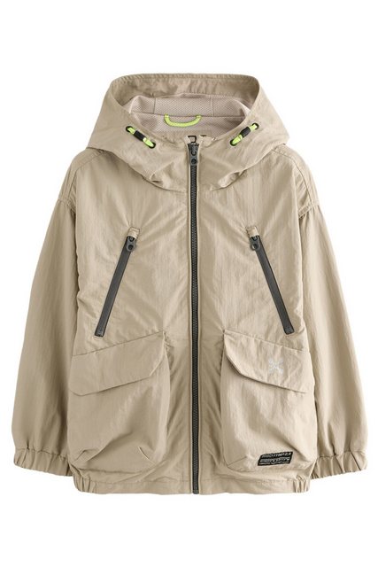 Next Outdoorjacke Wasserabweisende Kapuzenjacke im Utility-Look (1-St) günstig online kaufen