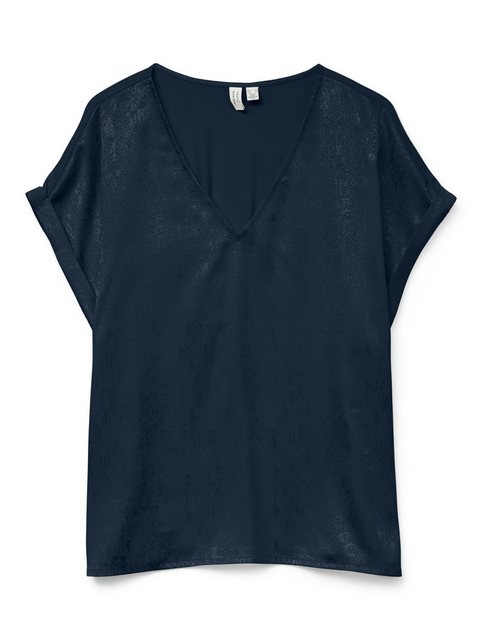 Vero Moda Blusentop "VMBALIA S/S V-NECK T-SHIRT WVN BTQ GA" günstig online kaufen