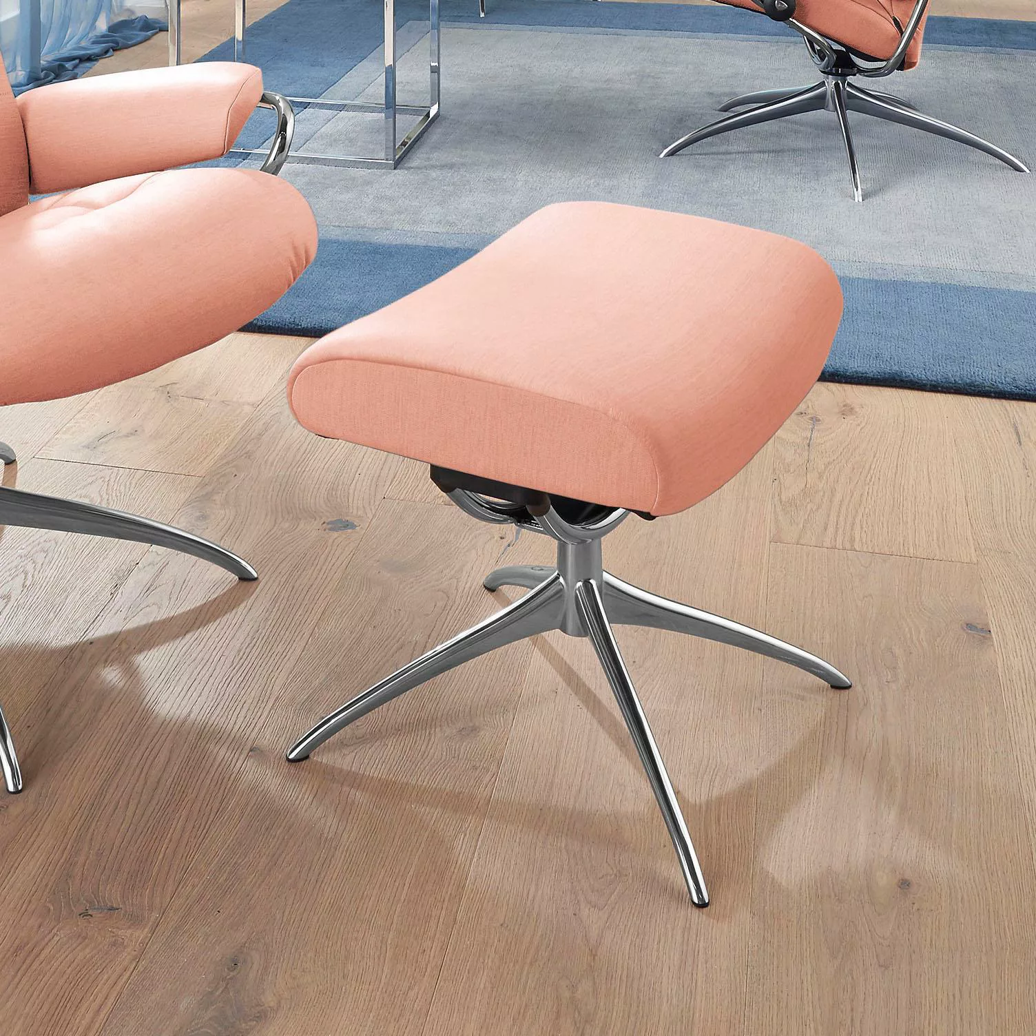 Stressless® Fußhocker »London«, mit Star Base, Gestell Chrom günstig online kaufen