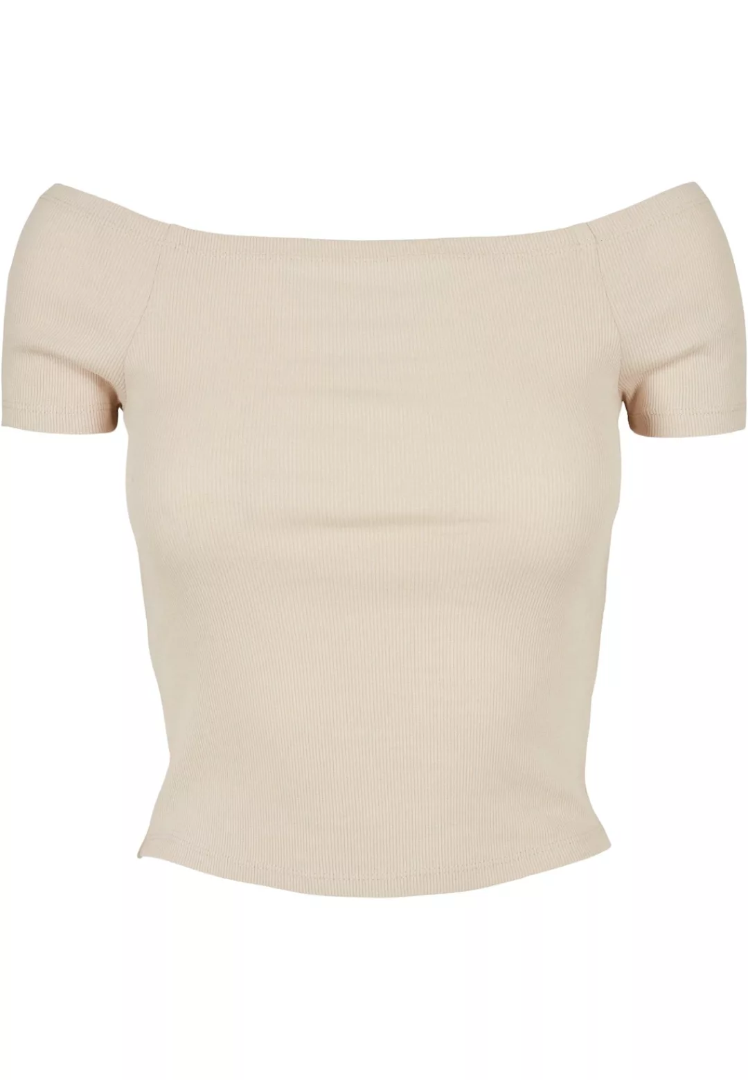 URBAN CLASSICS T-Shirt "Urban Classics Damen Ladies Off Shoulder Rib Tee", günstig online kaufen