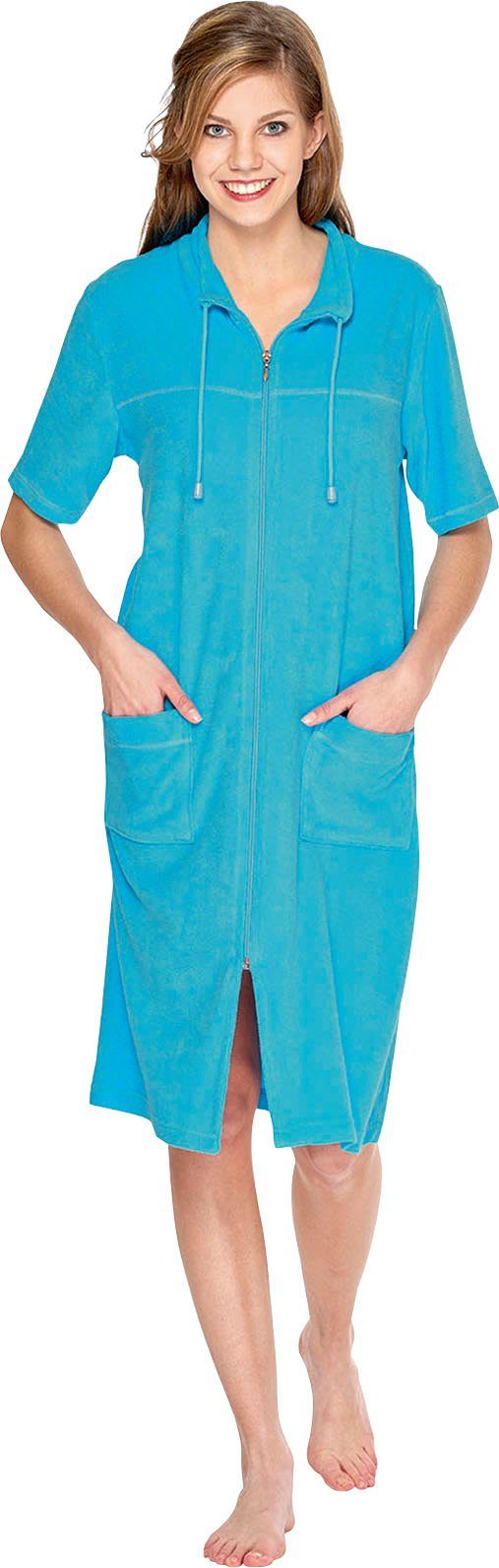 Wewo fashion Damenbademantel "033", (1 St.), Kragen mit Kordel günstig online kaufen