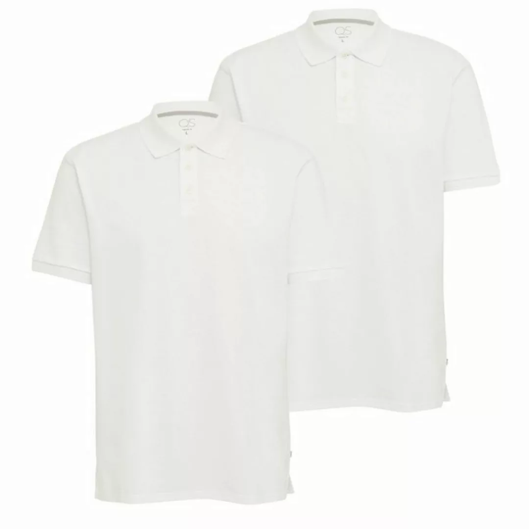 QS Poloshirt Polo-Shirt Kragen, Knöpfe, Regular fit, kurzarm, 2er Pack günstig online kaufen