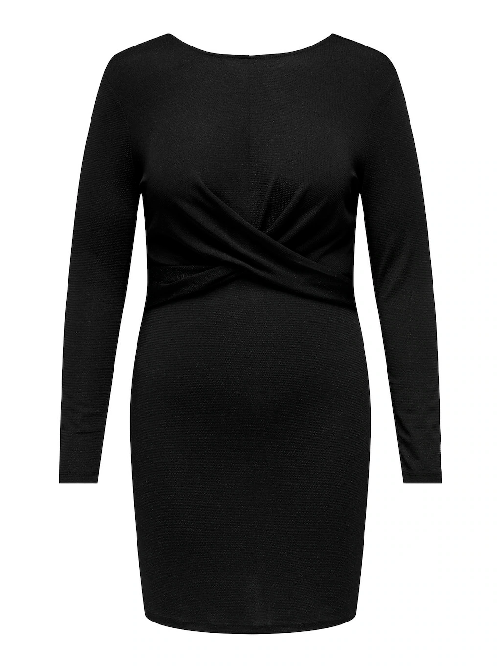 ONLY CARMAKOMA Jerseykleid "CARQUEEN L/S GLITTER TWIST DRESS JRS BF" günstig online kaufen