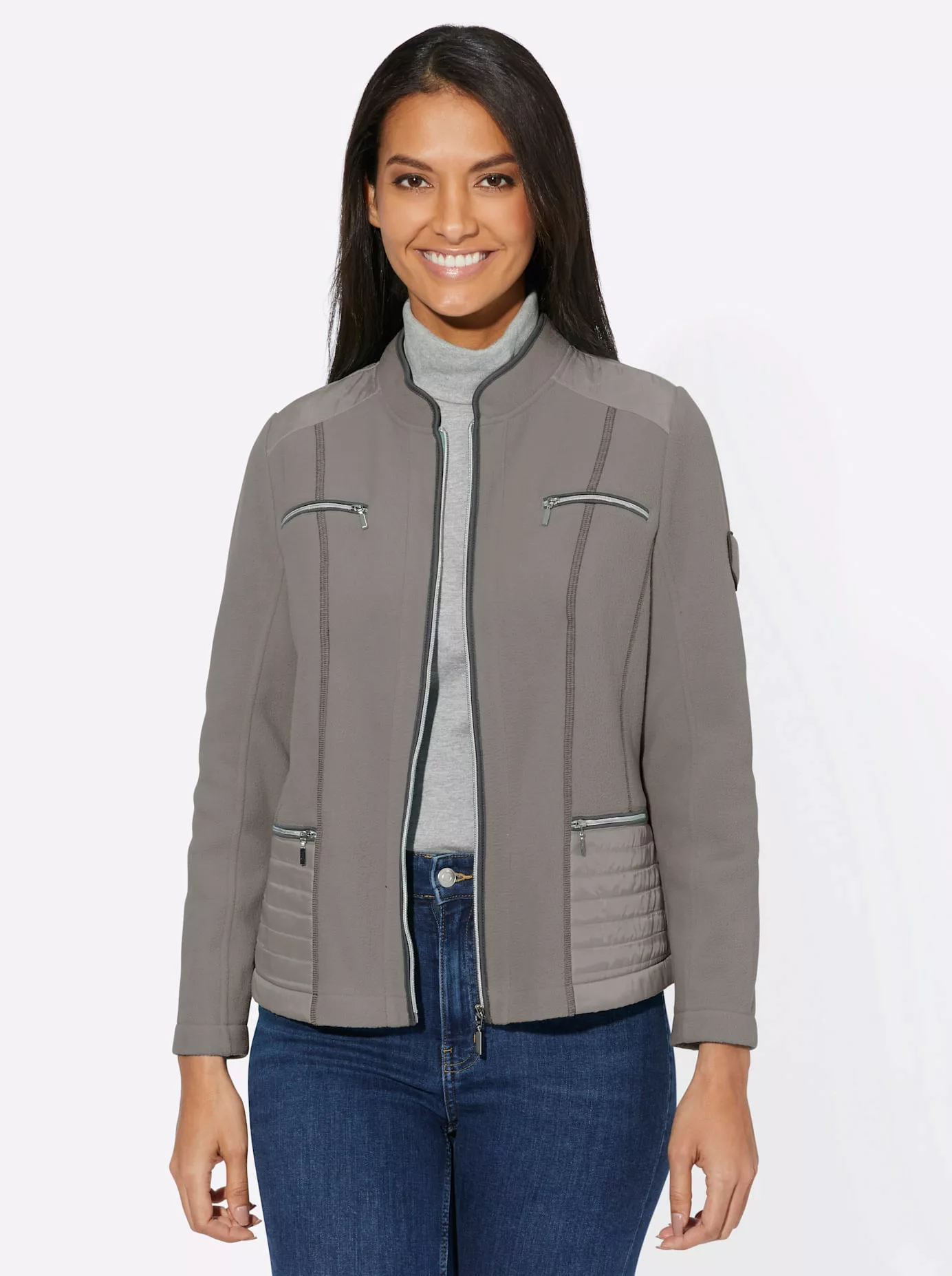 Casual Looks Fleecejacke günstig online kaufen