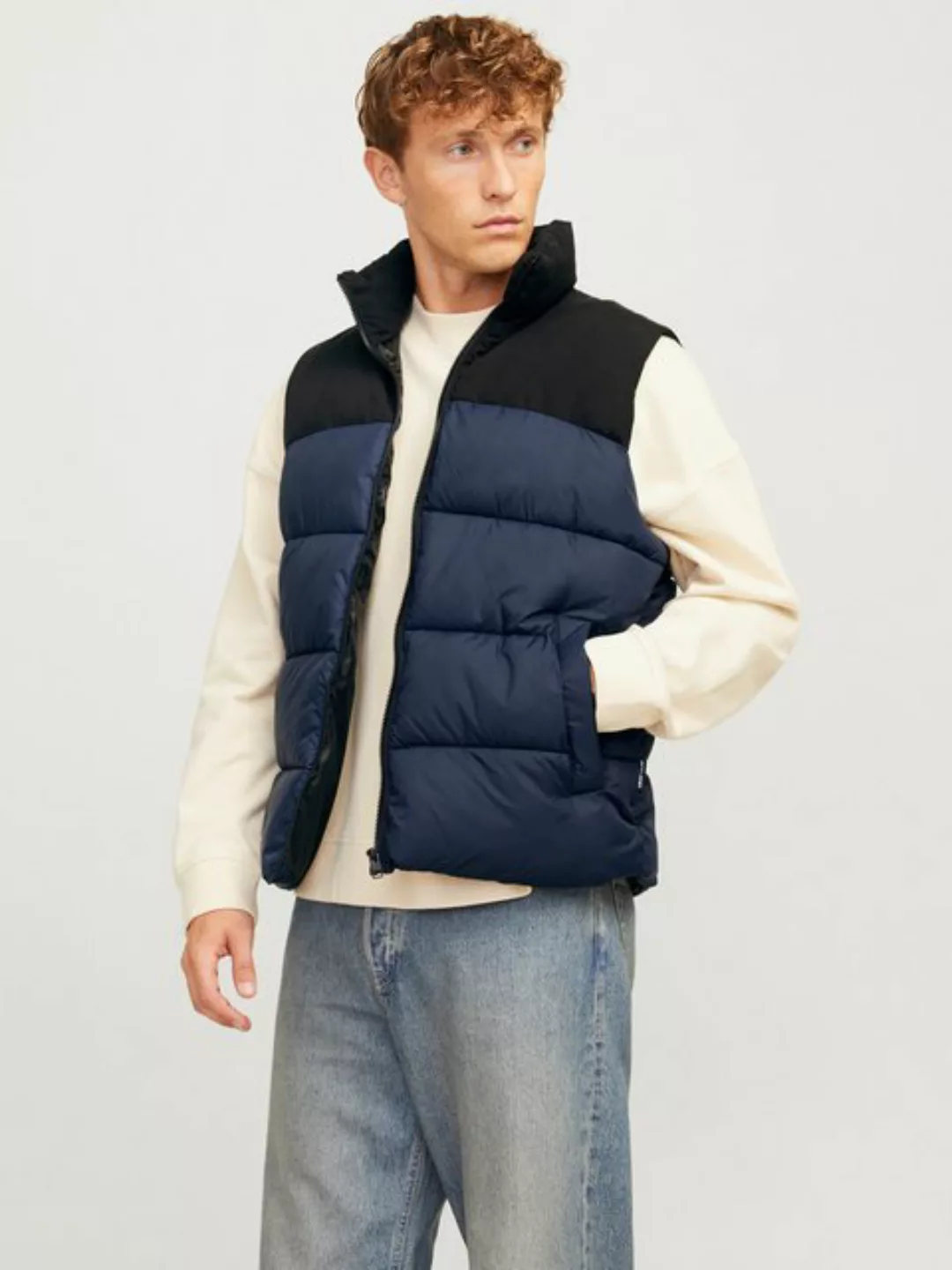 Jack & Jones Steppweste "JJMOON BODYWARMER STAND COLLAR" günstig online kaufen