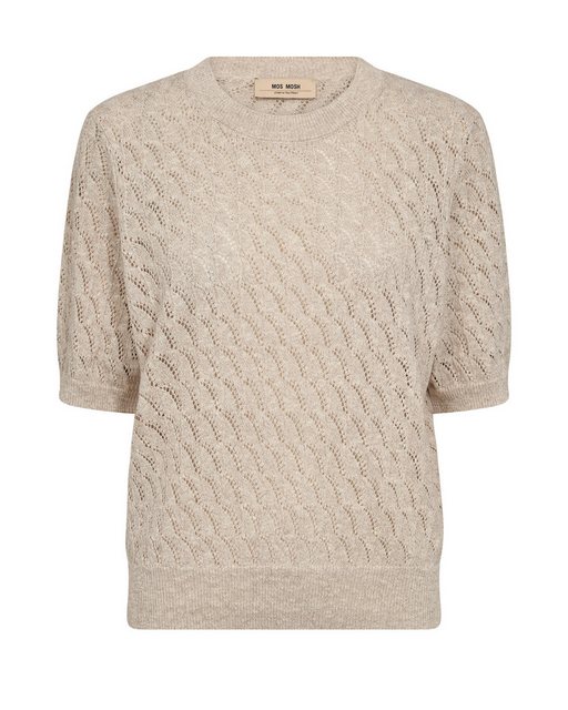 Mos Mosh Kurzarmpullover MMKarin Marisol SS Linen Knit günstig online kaufen