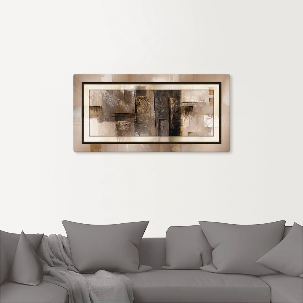 Artland Wandbild "Quadrate - abstrakt 1", Muster, (1 St.), als Alubild, Out günstig online kaufen