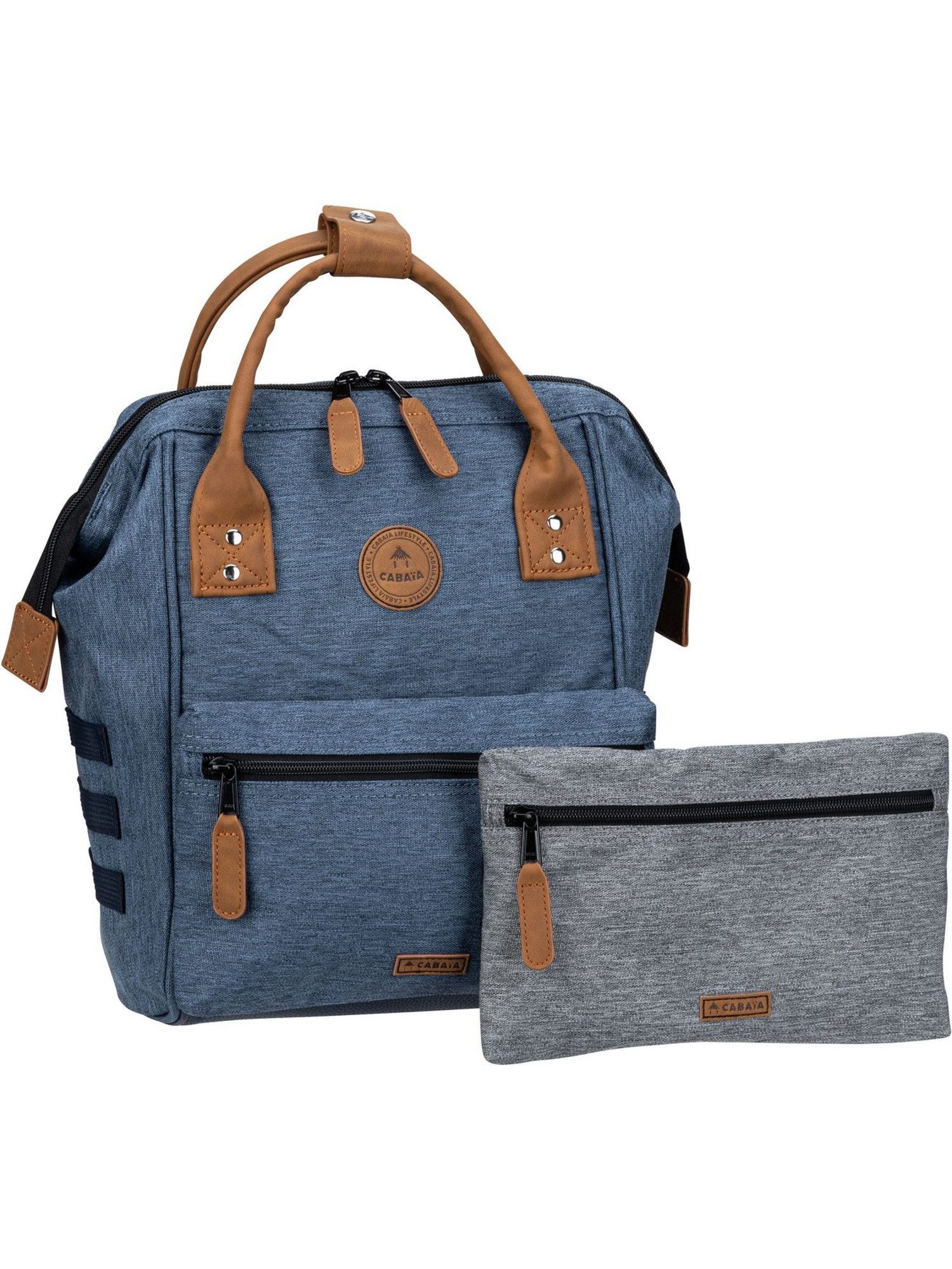 CABAIA Rucksack Melanged Backpack (Set, 3-tlg) günstig online kaufen