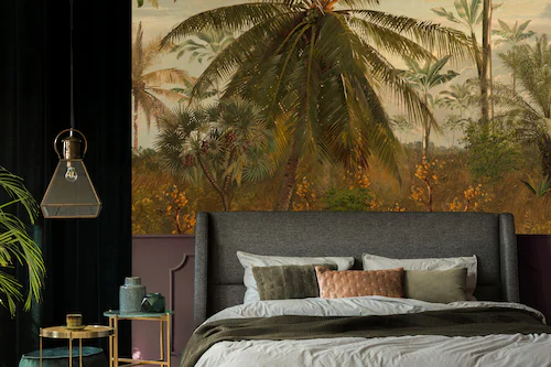 LOOKS by Wolfgang Joop Fototapete »Jungle Morning Sun«, Strand, 350x270cm günstig online kaufen