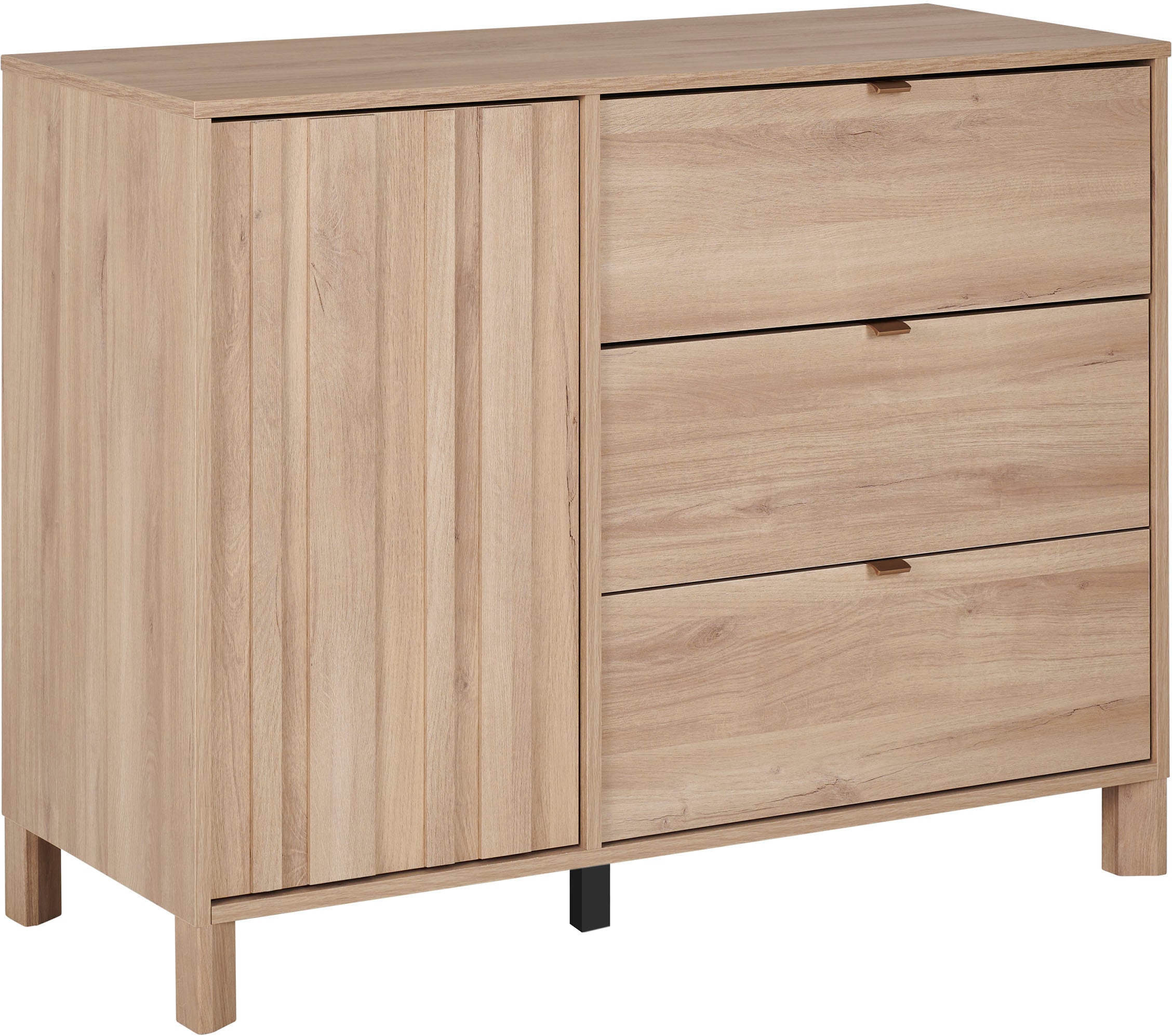 Gami Kommode "kommode Calypso 3 Schubladen 1 Tür", Optimierter Stauraum mit günstig online kaufen