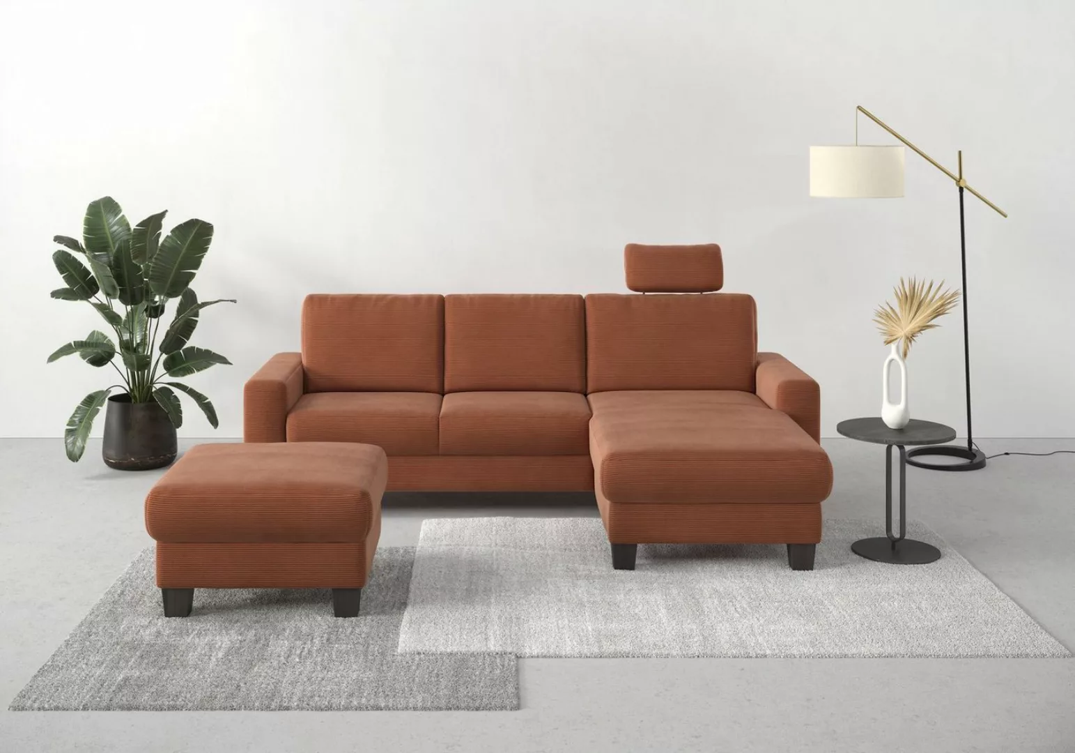 Home affaire Ecksofa Summer L-Form, mit Recamiere, mit oder ohne Bettfunkti günstig online kaufen