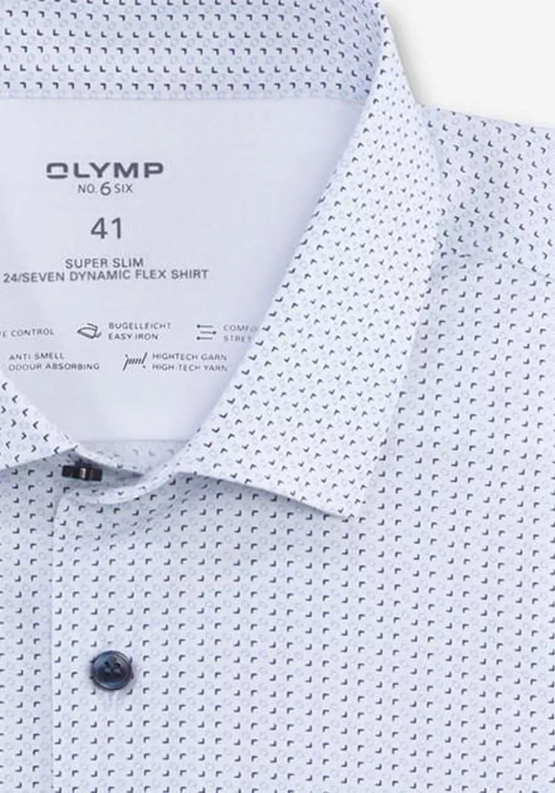 OLYMP Langarmhemd "No. Six super slim" günstig online kaufen