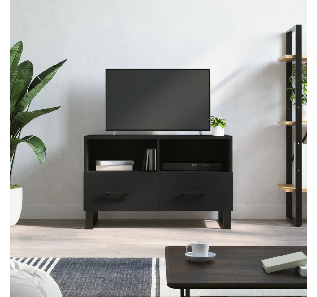 vidaXL TV-Schrank TV-Schrank Schwarz 80x36x50 cm Spanplatte günstig online kaufen