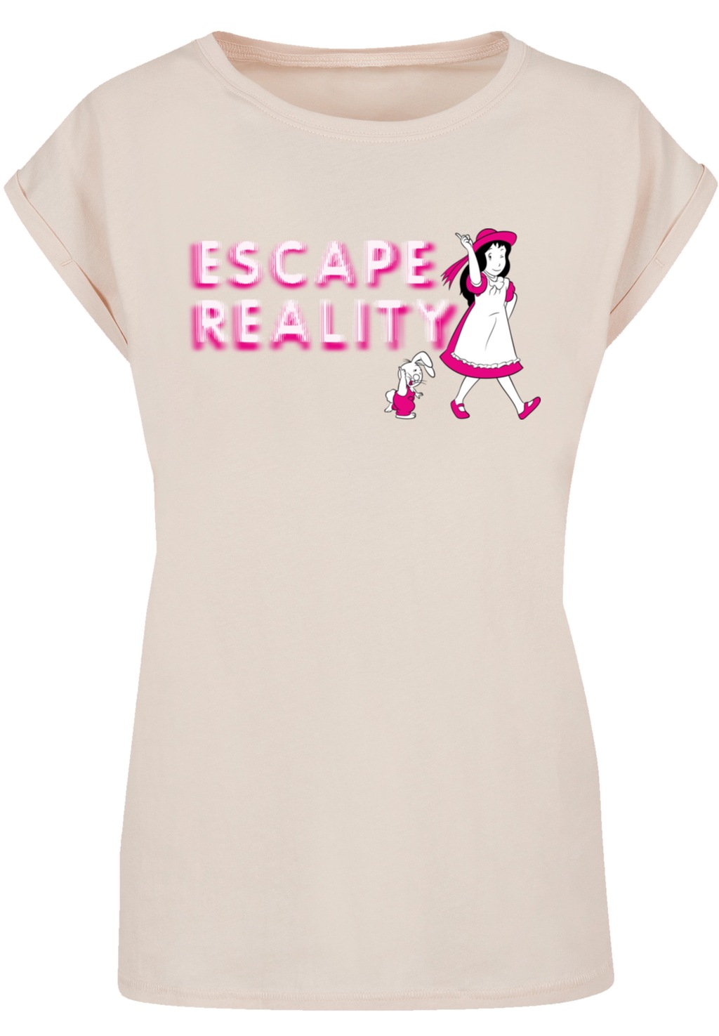 F4NT4STIC T-Shirt "Alice im Wunderland Escape Reality", Retro, Heroes of Ch günstig online kaufen