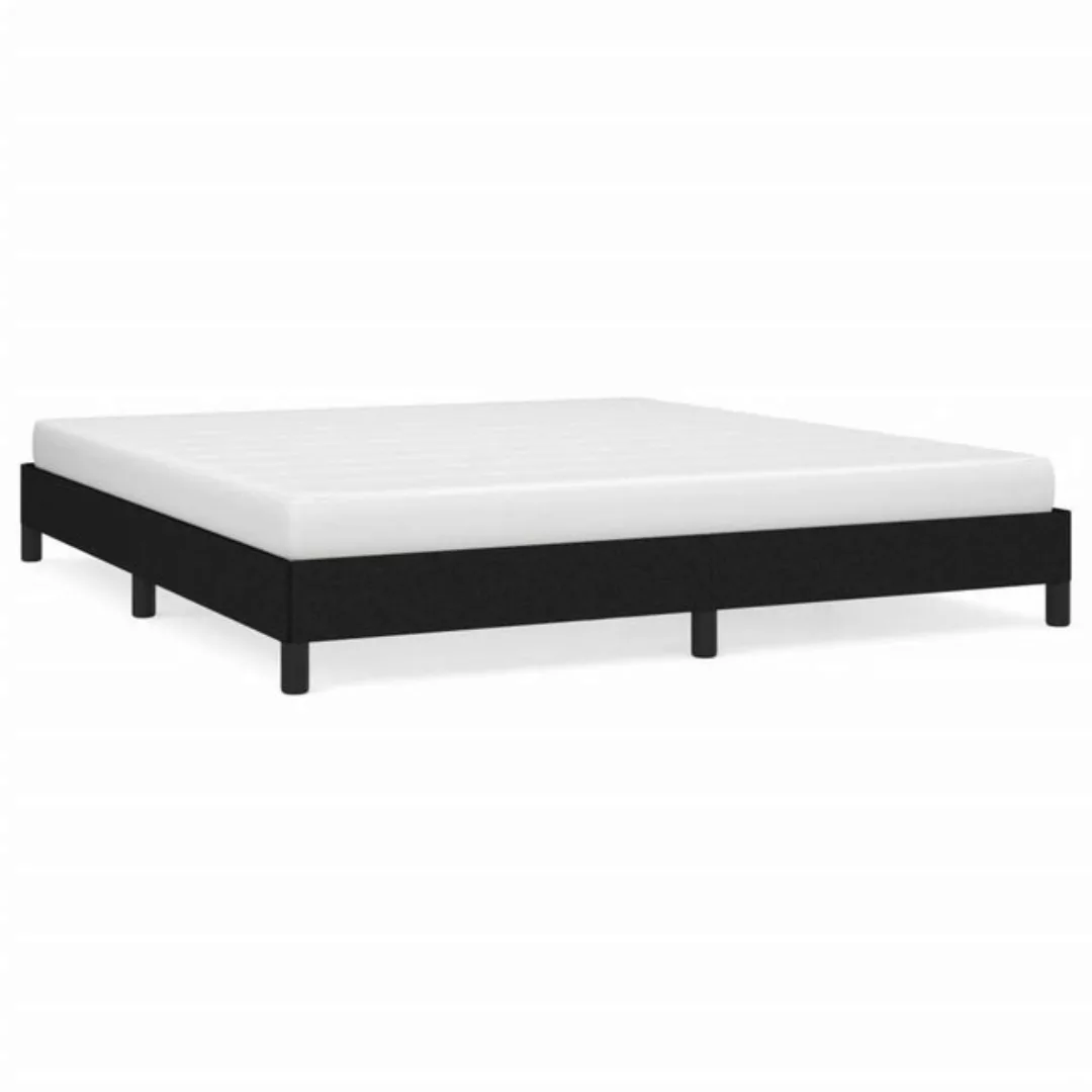 furnicato Bett Bettgestell Schwarz 180×200 cm Stoff günstig online kaufen