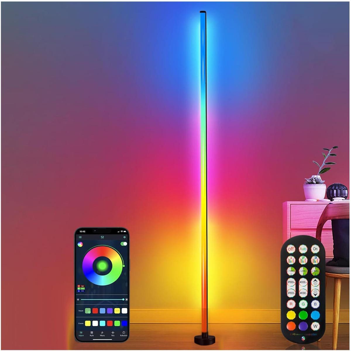 Qualra LED Stehlampe LED Stehlampe Wohnzimmer günstig online kaufen