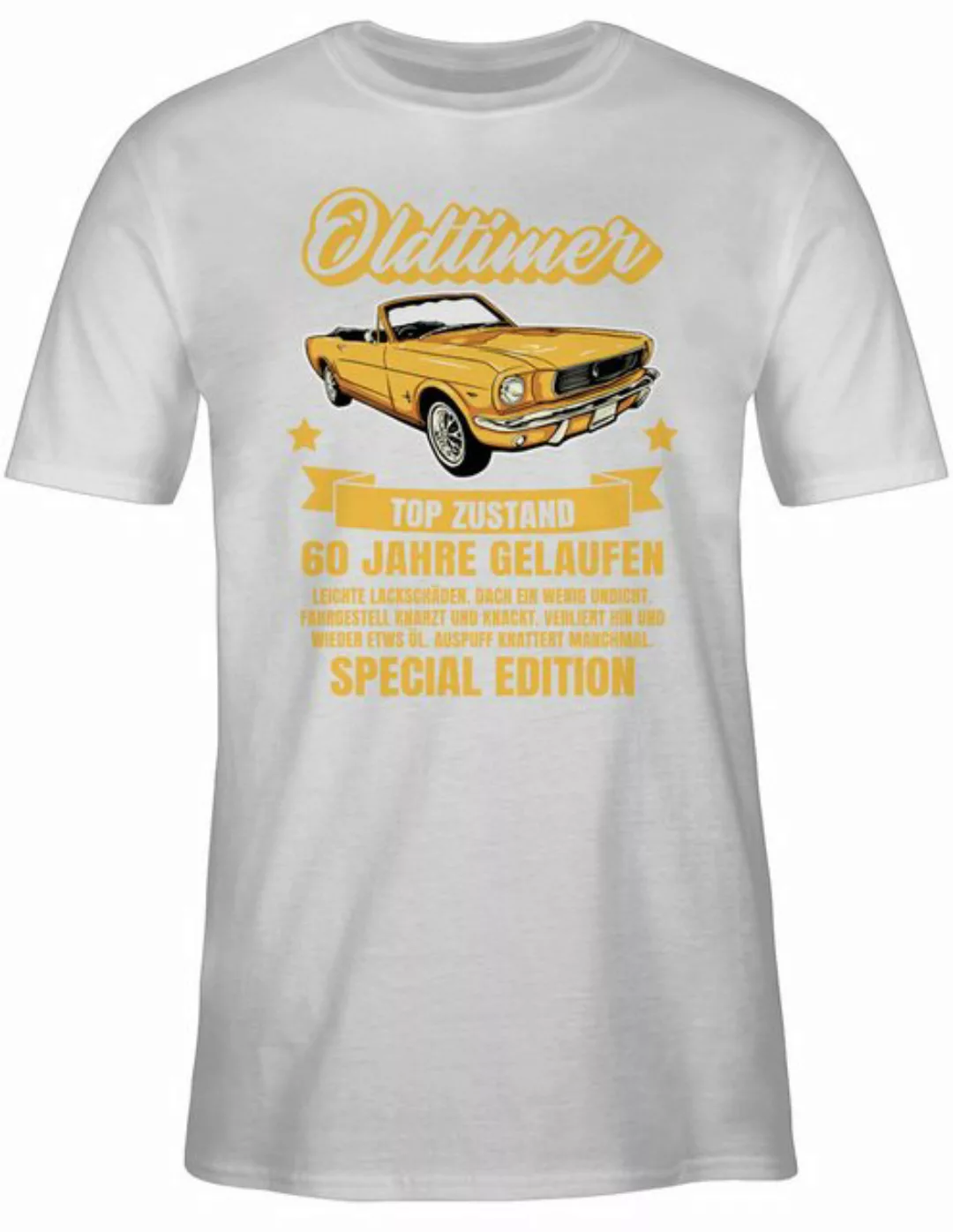 Shirtracer T-Shirt 60 Jahre Oldtimer 60. Geburtstag günstig online kaufen