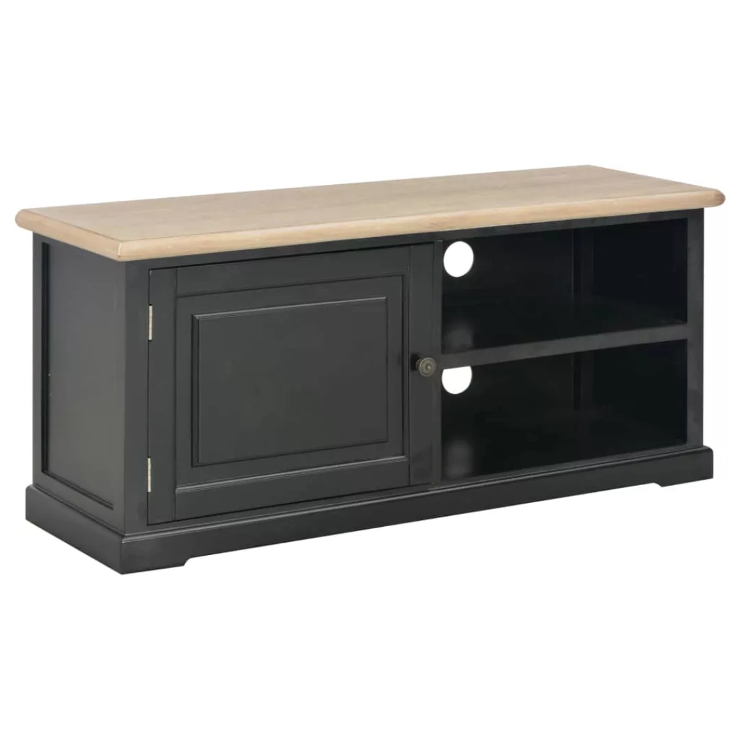 Tv-schrank Schwarz 90 X 30 X 40 Cm Holz günstig online kaufen