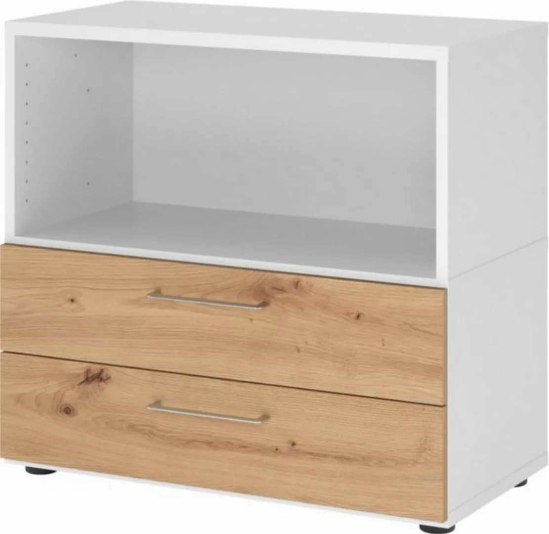 bümö Aktenschrank flexi Schrank Dekor: Weiß/Asteiche günstig online kaufen