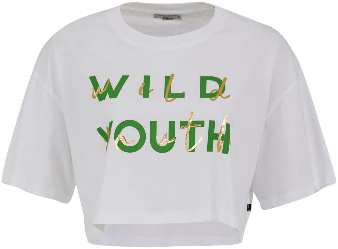 LTB Kurzarmshirt "NAYIDA", in lässiger Passform mit "WILD YOUTH" Schriftzug günstig online kaufen